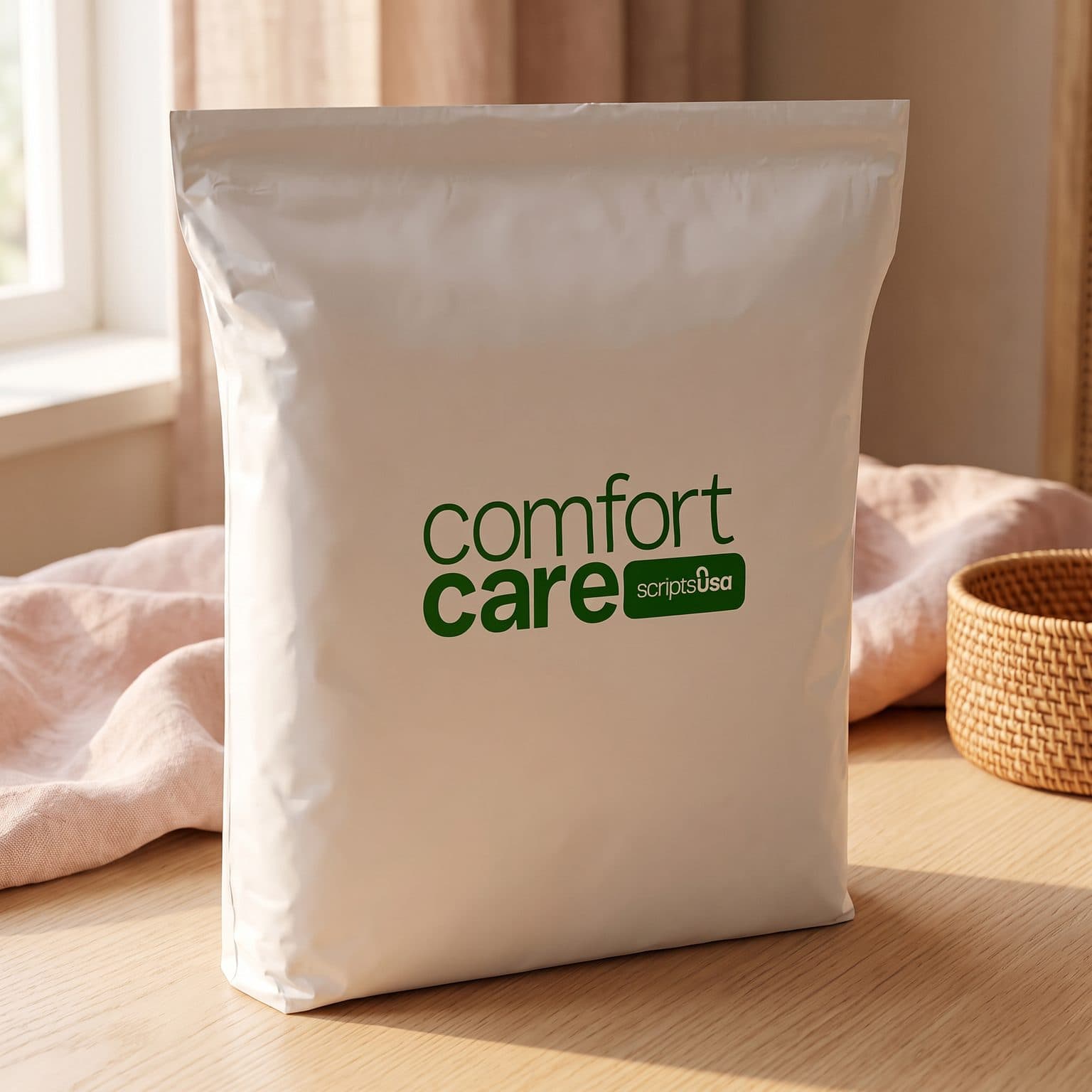 Sealed Comfort Care ScriptsUSA package for the Light package.